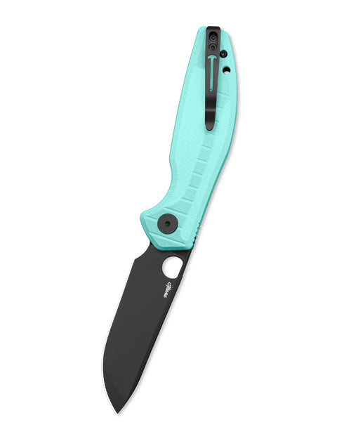 Bestechman Angry Owl BMK12B-2 D2 Blade G10 Handle Button Lock Folding Knife