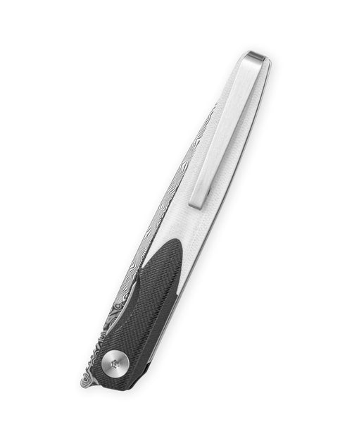 Bestechman Lanza BMK14-D-1 Damascus Blade G10 Handle Liner Lock Folding Knife