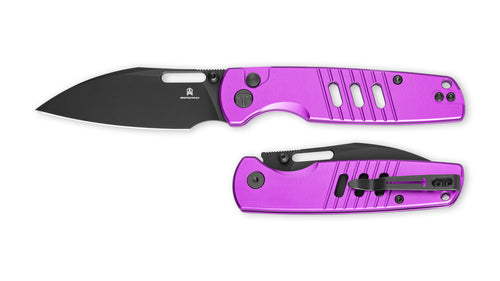 Bestechman Vector BMK15F D2 Steel Blade Aluminum Handle Button Lock Folding Knife