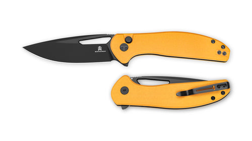 Bestechman Whalefin BMK18E D2 Blade G10 Handle Button Lock Folding Knife
