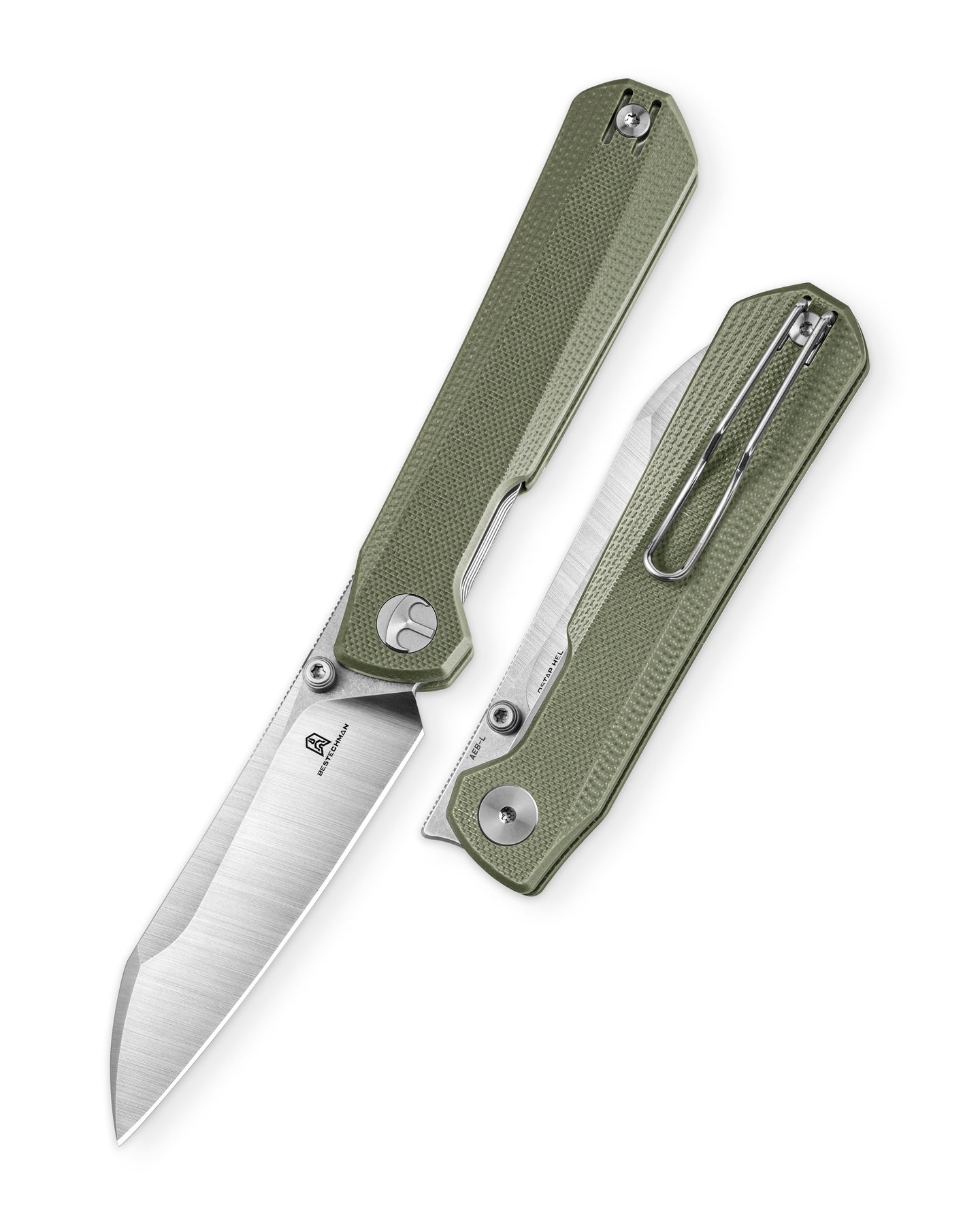 Bestechman Curvee BMK20B AEB-L Blade G10 Handle Liner Lock Folding Knife