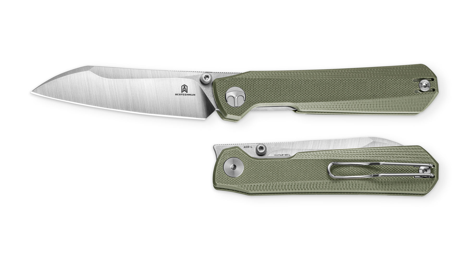 Bestechman Curvee BMK20B AEB-L Blade G10 Handle Liner Lock Folding Knife