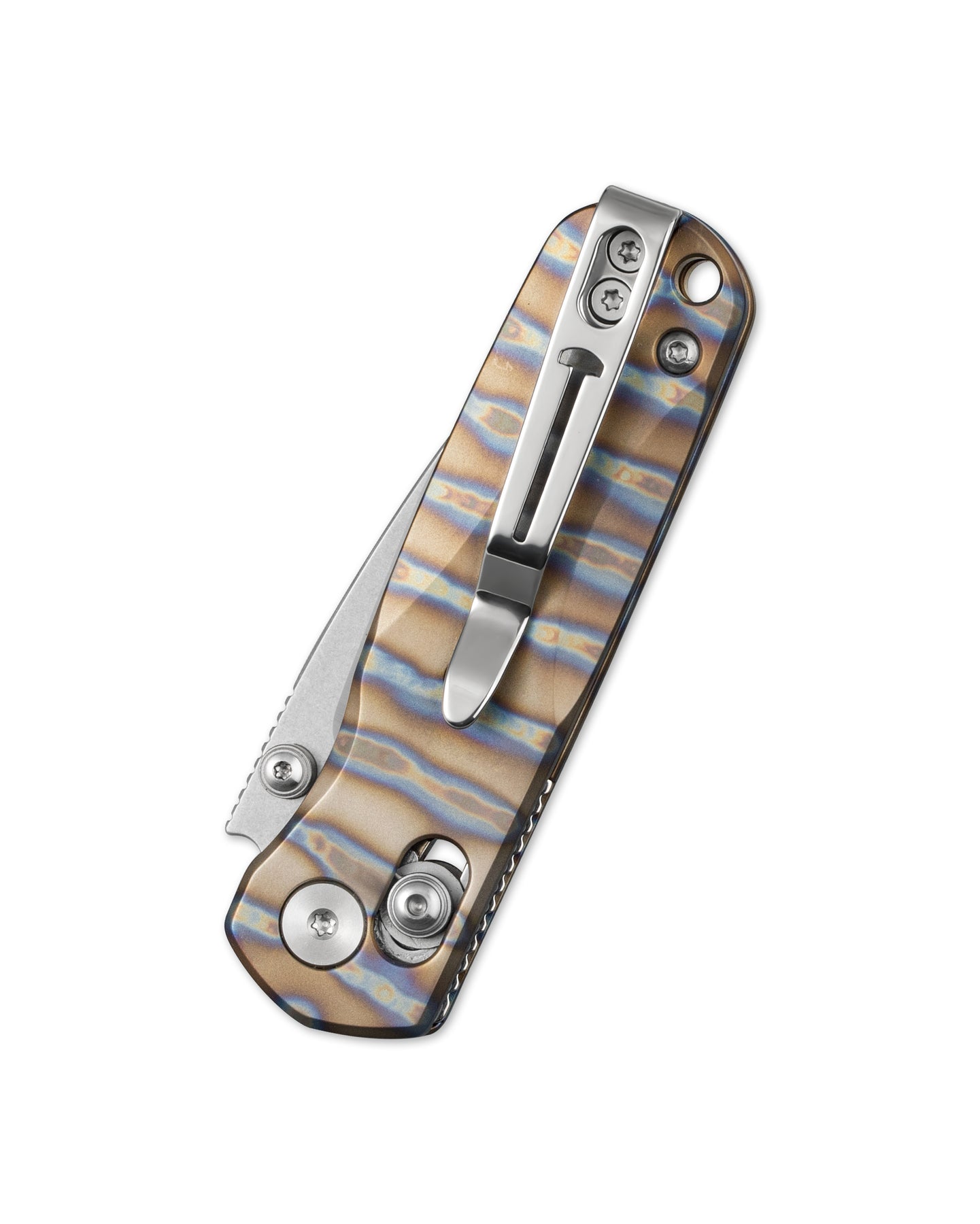 Bestechman Sprite BMK21C M390 Blade Titanium Handle Crossbar Lock Folding Knife