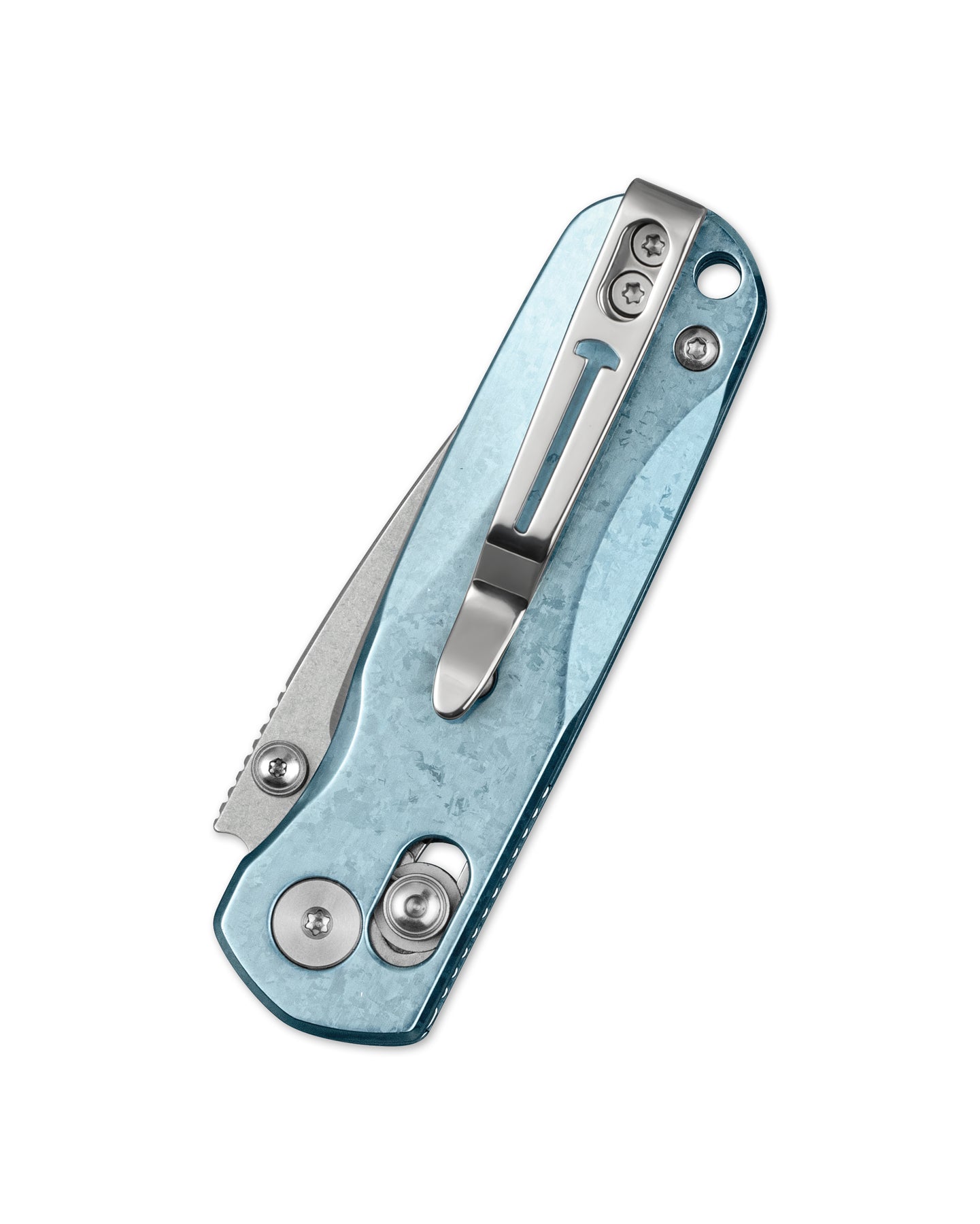 Bestechman Sprite BMK21G M390 Blade Crystallized Titanium Handle Crossbar Lock Folding Knife