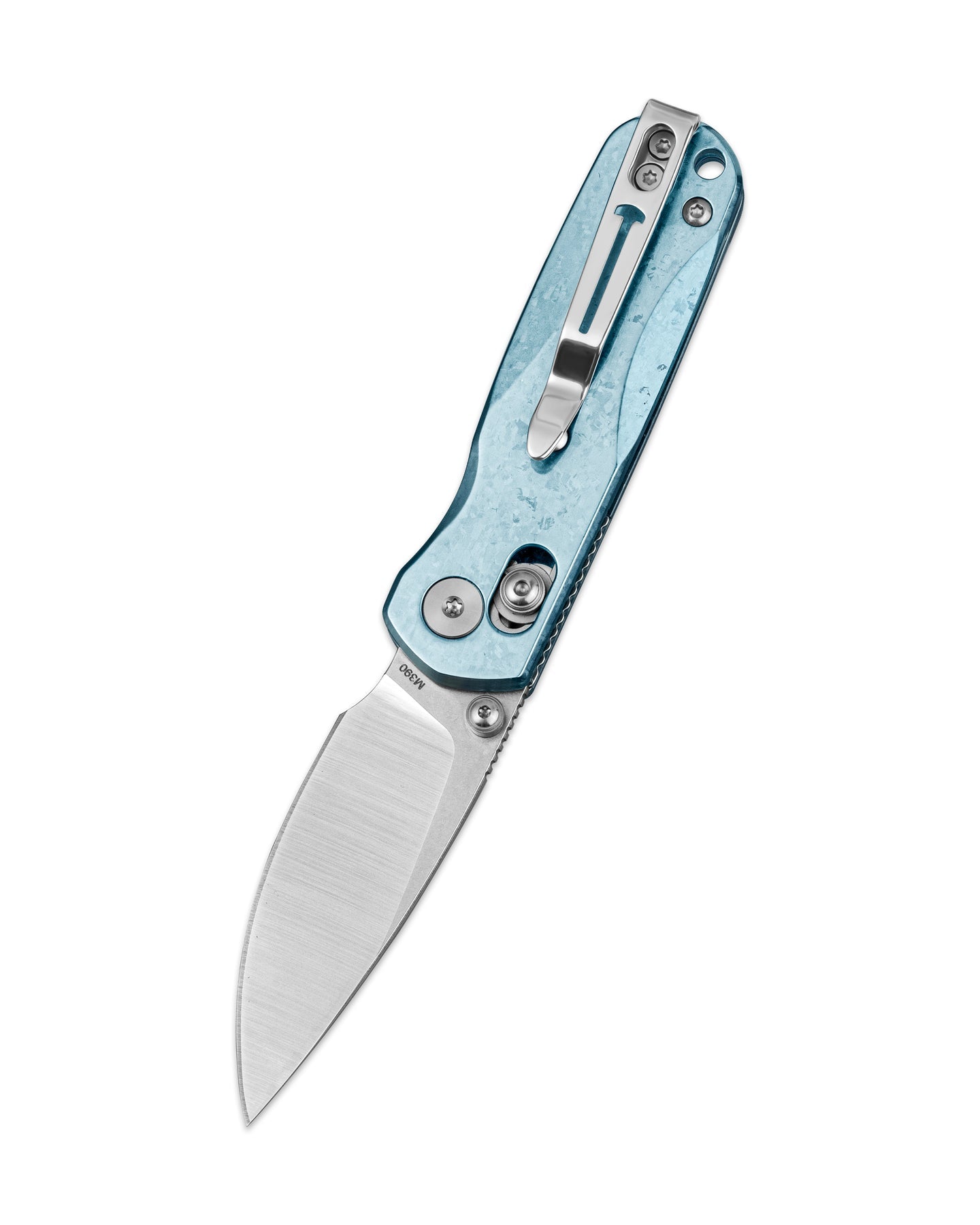 Bestechman Sprite BMK21G M390 Blade Crystallized Titanium Handle Crossbar Lock Folding Knife