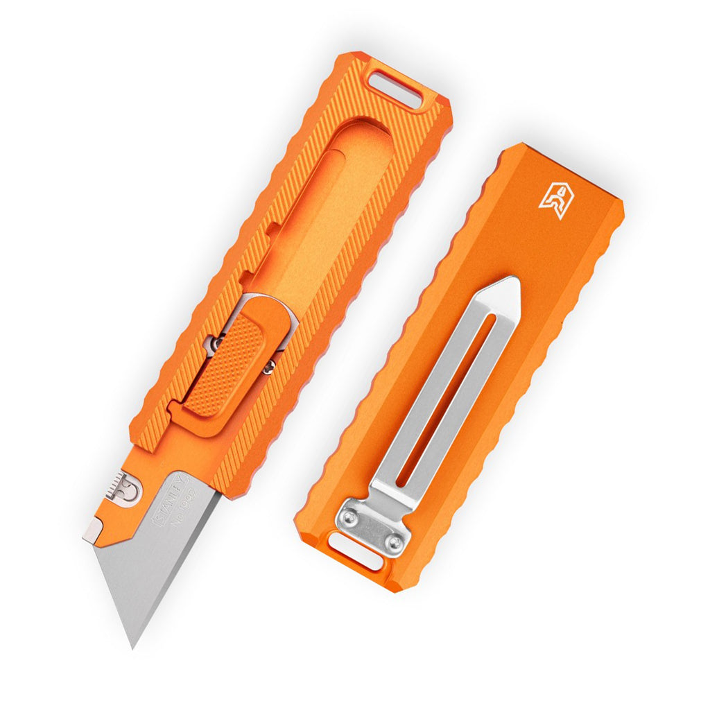 Bestechman Slide BMK23D Stainless Steel Blade Aluminum Handle Step Lock Utility Knife