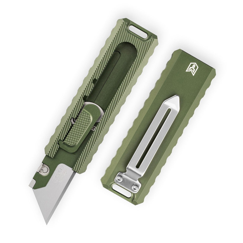 Bestechman Slide BMK23E Stainless Steel Blade Aluminum Handle Step Lock Utility Knife