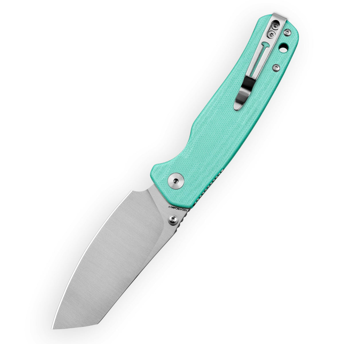 Bestechman Cicada's Wing-TL BMK24D 10Cr15CoMoV Blade Light Blue G10 Handle Top Liner Lock Folding Knife