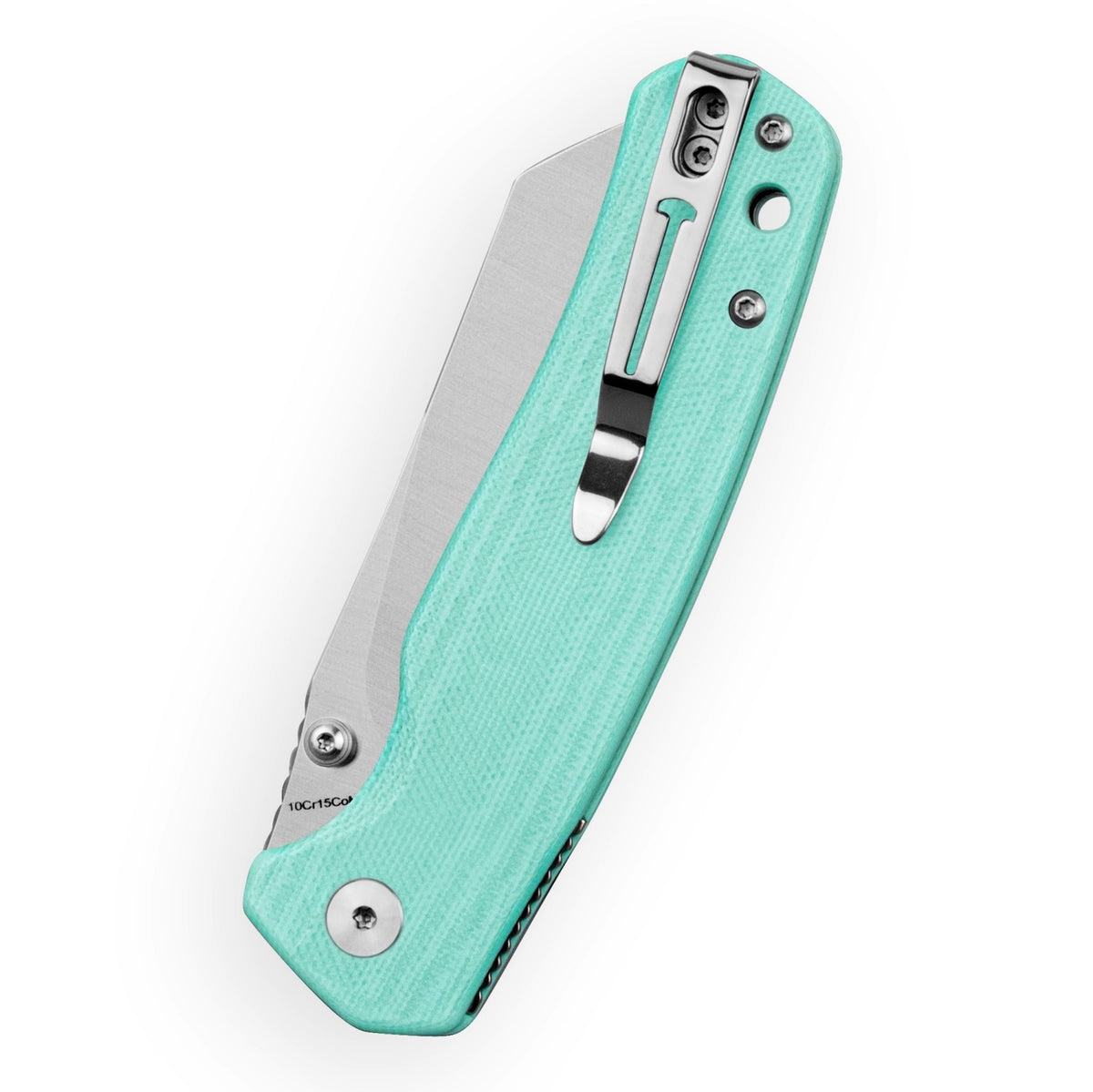 Bestechman Cicada's Wing-TL BMK24D 10Cr15CoMoV Blade Light Blue G10 Handle Top Liner Lock Folding Knife
