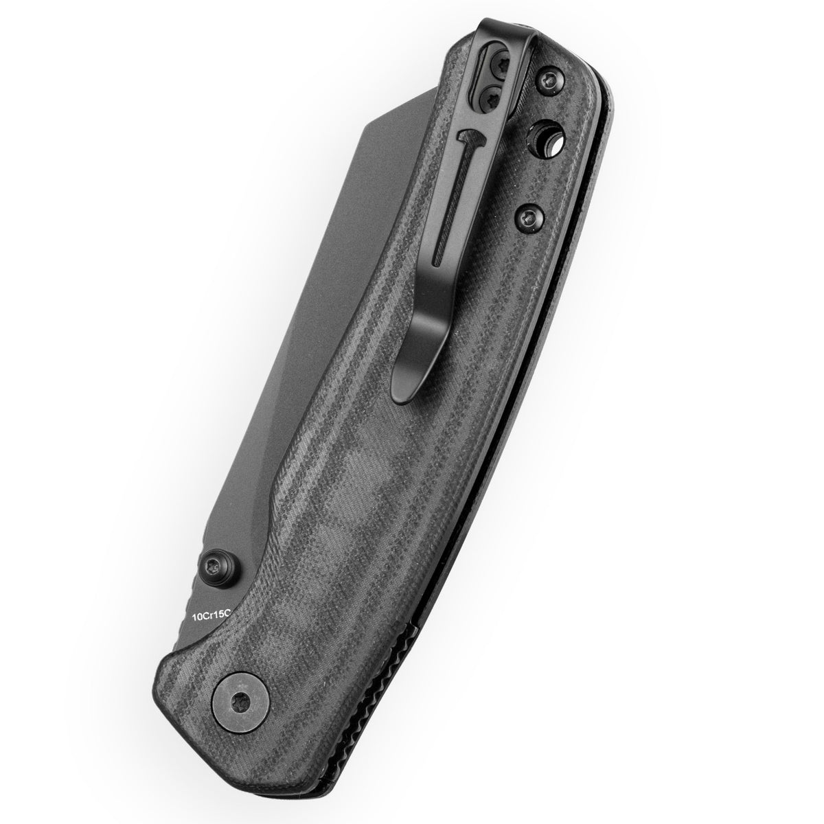 Bestechman Cicada's Wing-TL BMK24E 10Cr15CoMoV Blade Black G10 Handle Top Liner Lock Folding Knife