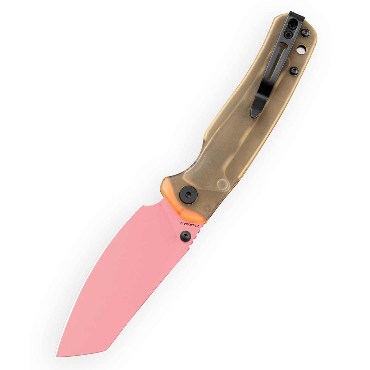 Bestechman Cicada's Wing-TL BMK24J 10Cr15CoMoV Blade Clear Ultem Handle Top Liner Lock Folding Knife