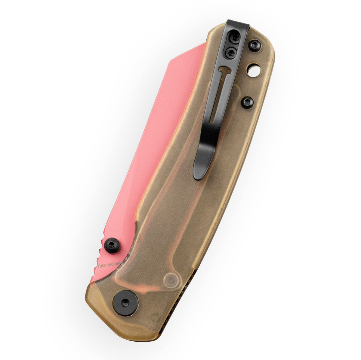 Bestechman Cicada's Wing-TL BMK24J 10Cr15CoMoV Blade Clear Ultem Handle Top Liner Lock Folding Knife