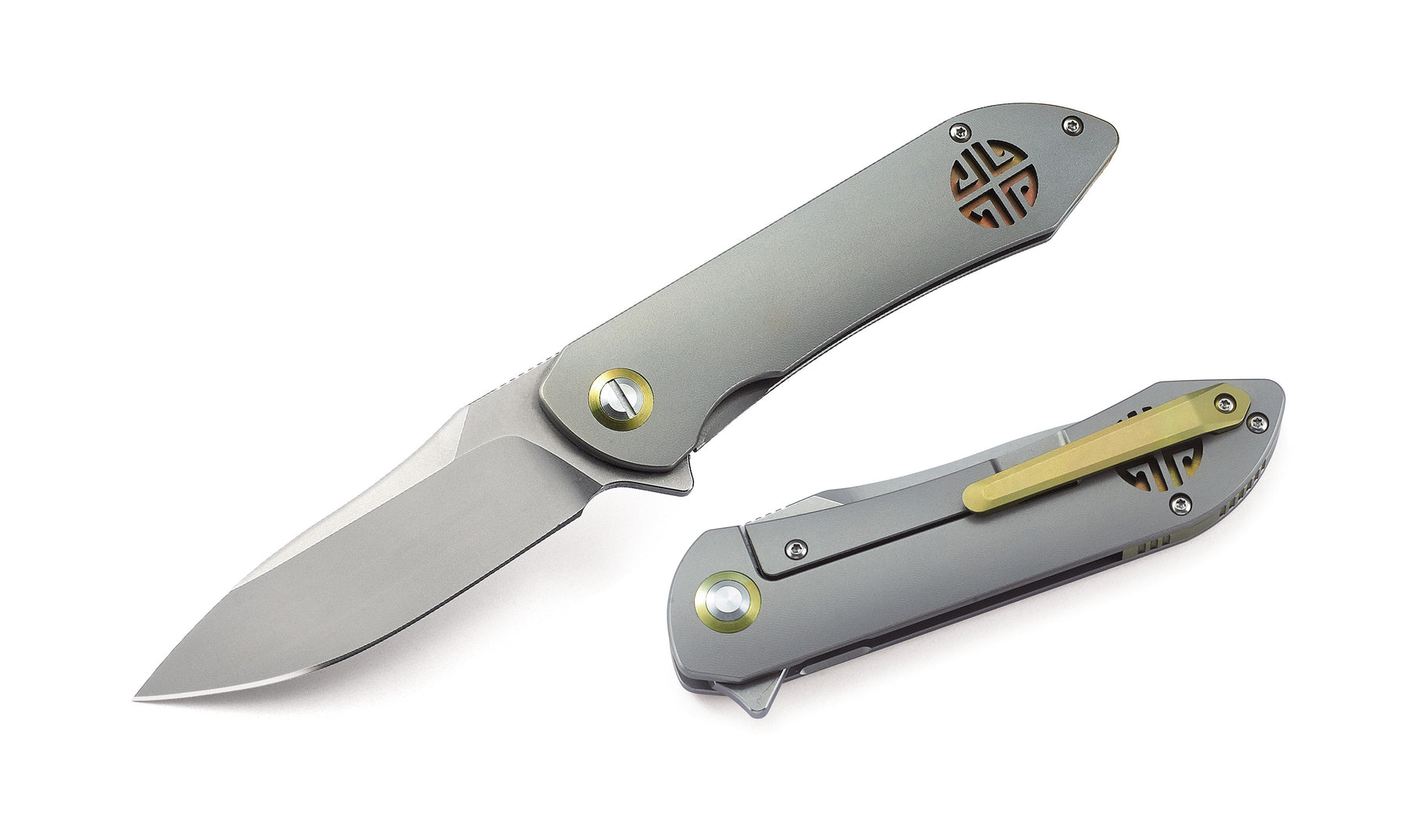 Bestech Emperor BT1703A CPM-S35VN Blade Titanium Handle Frame Lock Folding Knife