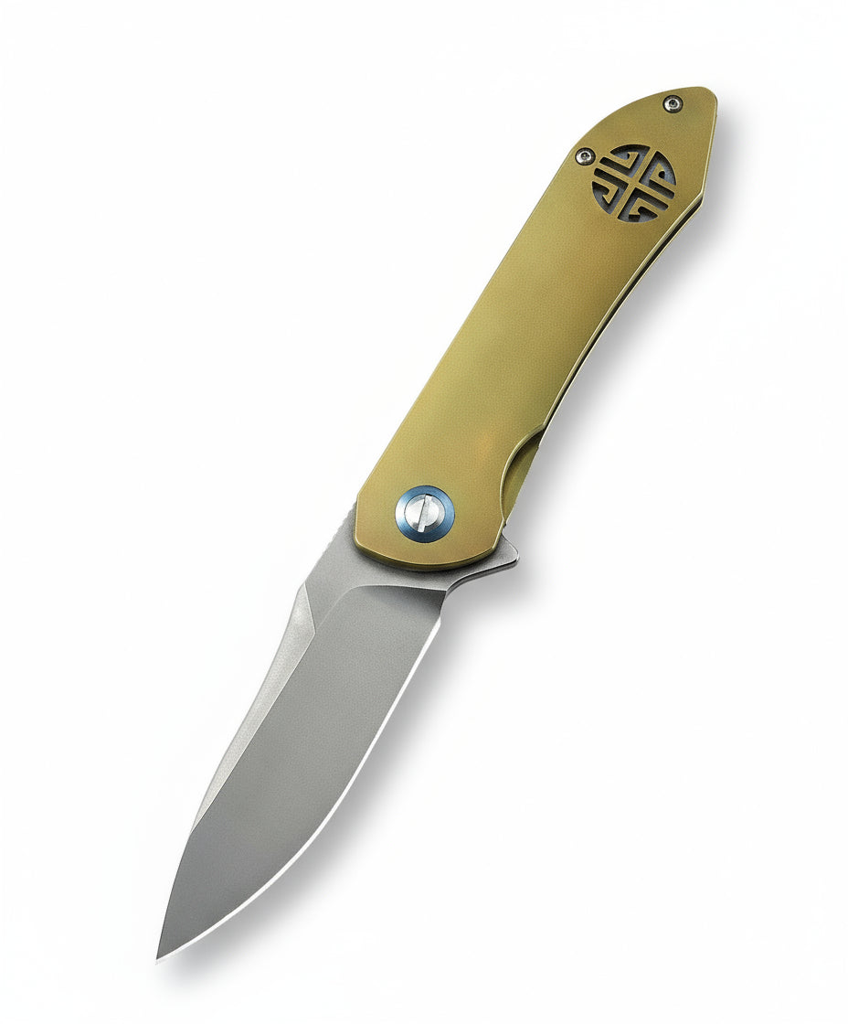 Bestech Emperor BT1703B CPM-S35VN Blade Titanium Handle Frame Lock Folding Knife