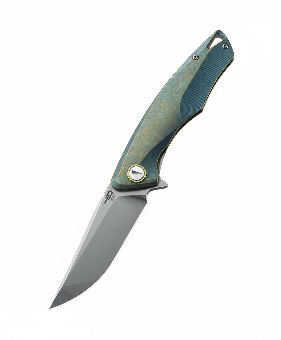 Bestech Dolphin BT1707A CPM-S35VN Blade Titanium Handle Frame Lock Folding Knife