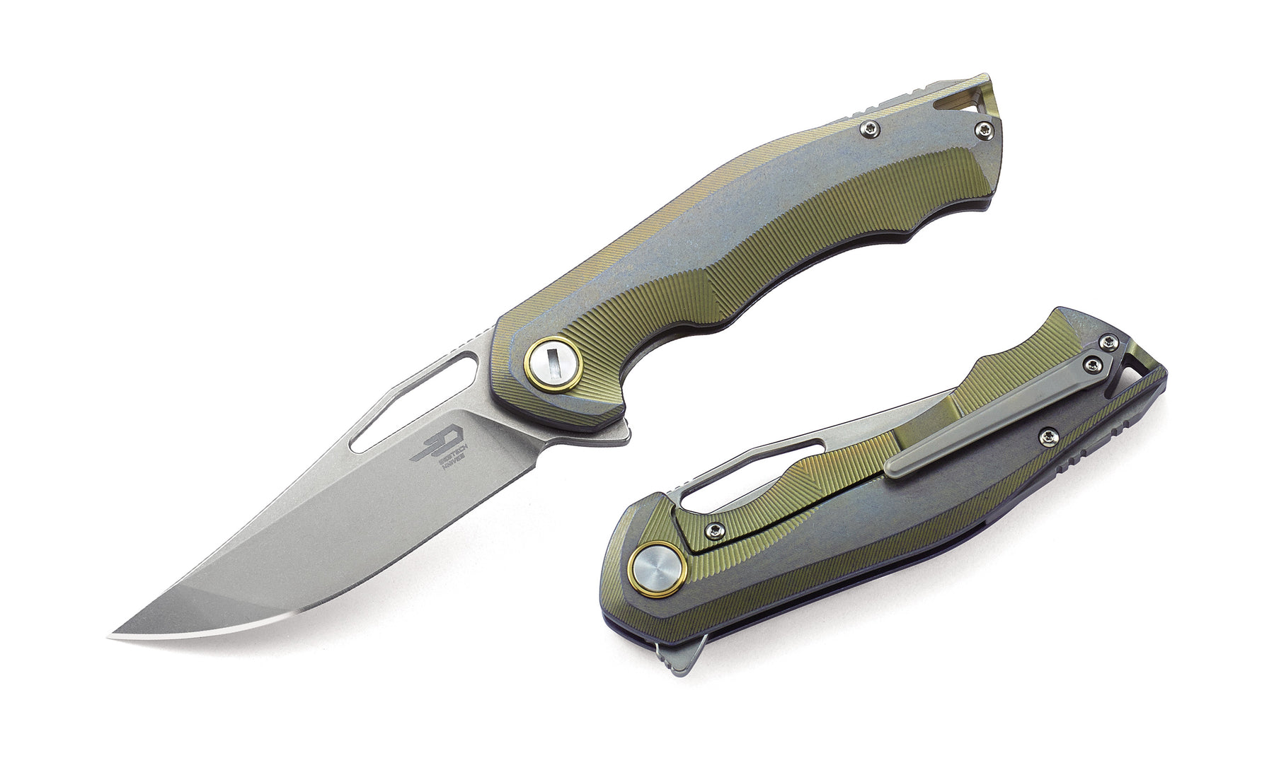 Bestech Tercel BT1708A CPM-S35VN Blade Titanium Handle Frame Lock Folding Knife