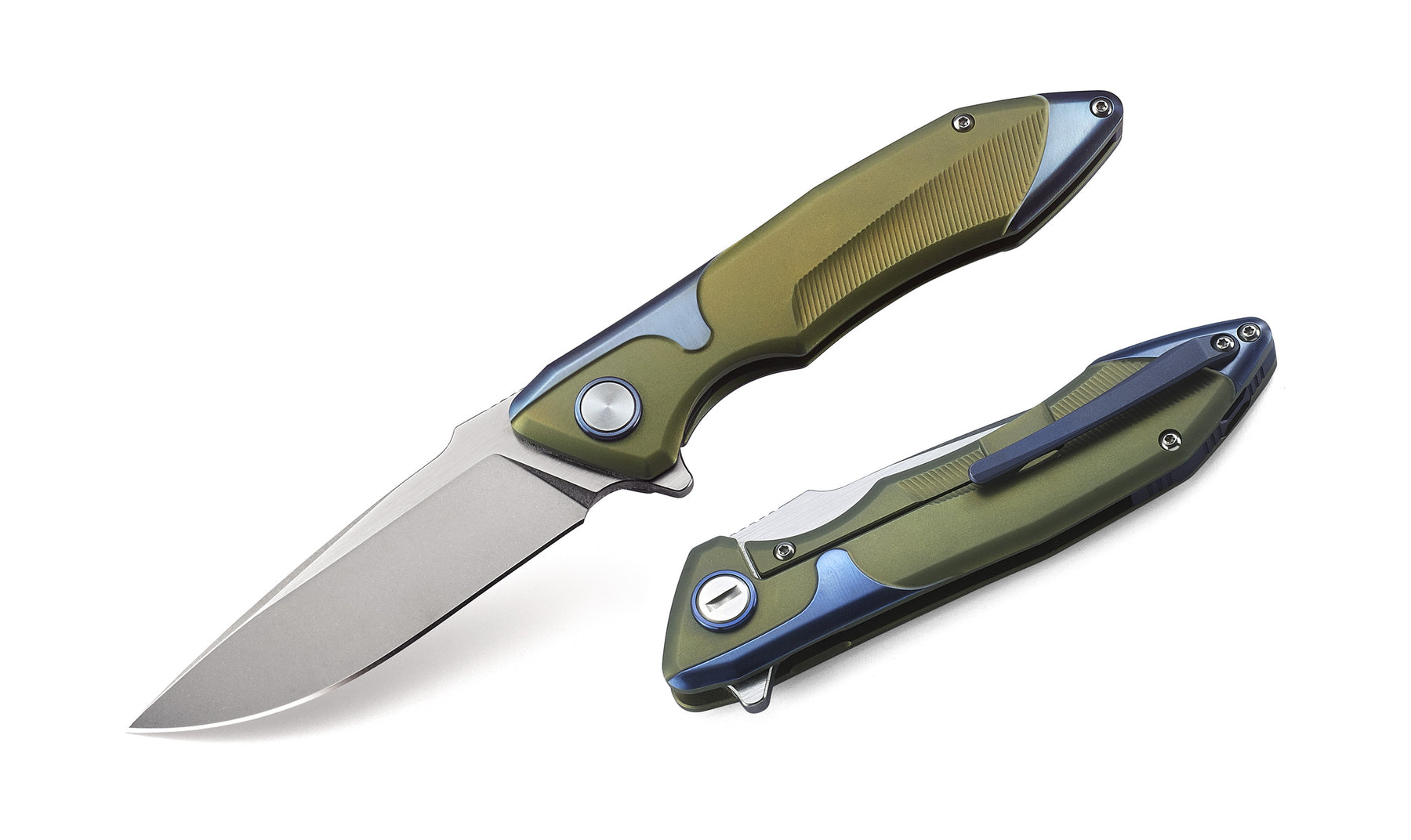 Bestech Starfighter BT1709A CPM-S35VN Blade Titanium Handle Frame Lock Folding Knife