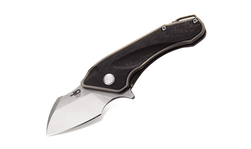 Bestech IMP BT1710A CPM-S35VN Blade Titanium+CarbonFiber inlayed Handle Frame Lock Folding Knife