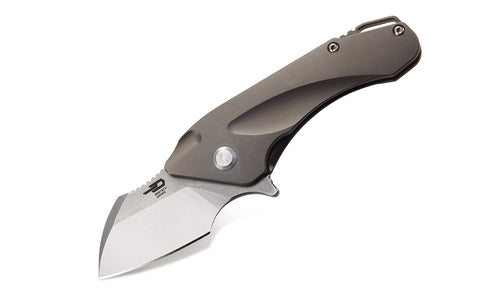 Bestech IMP BT1710C CPM-S35VN Blade Titanium+CarbonFiber inlayed Handle Frame Lock Folding Knife
