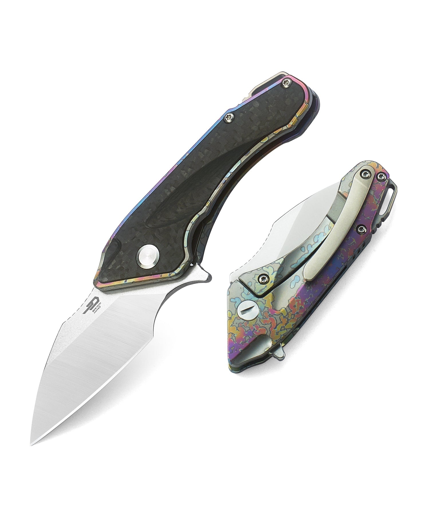 Bestech Goblin BT1711D CPM-S35VN Blade Titanium Handle Frame Lock Folding Knife