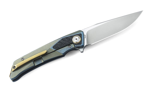 Bestech Sky Hawk BT1804B CPM-S35VN Blade Titanium+Carbon Fiber Handle Frame Lock Folding Knife