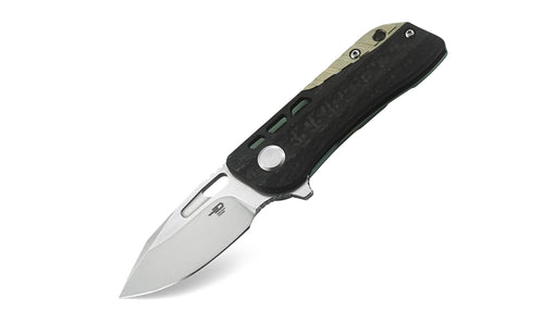 Bestech Engine BT1805C CPM-S35VN Blade Titanium+Carbon Fiber Handle Frame Lock Folding Knife
