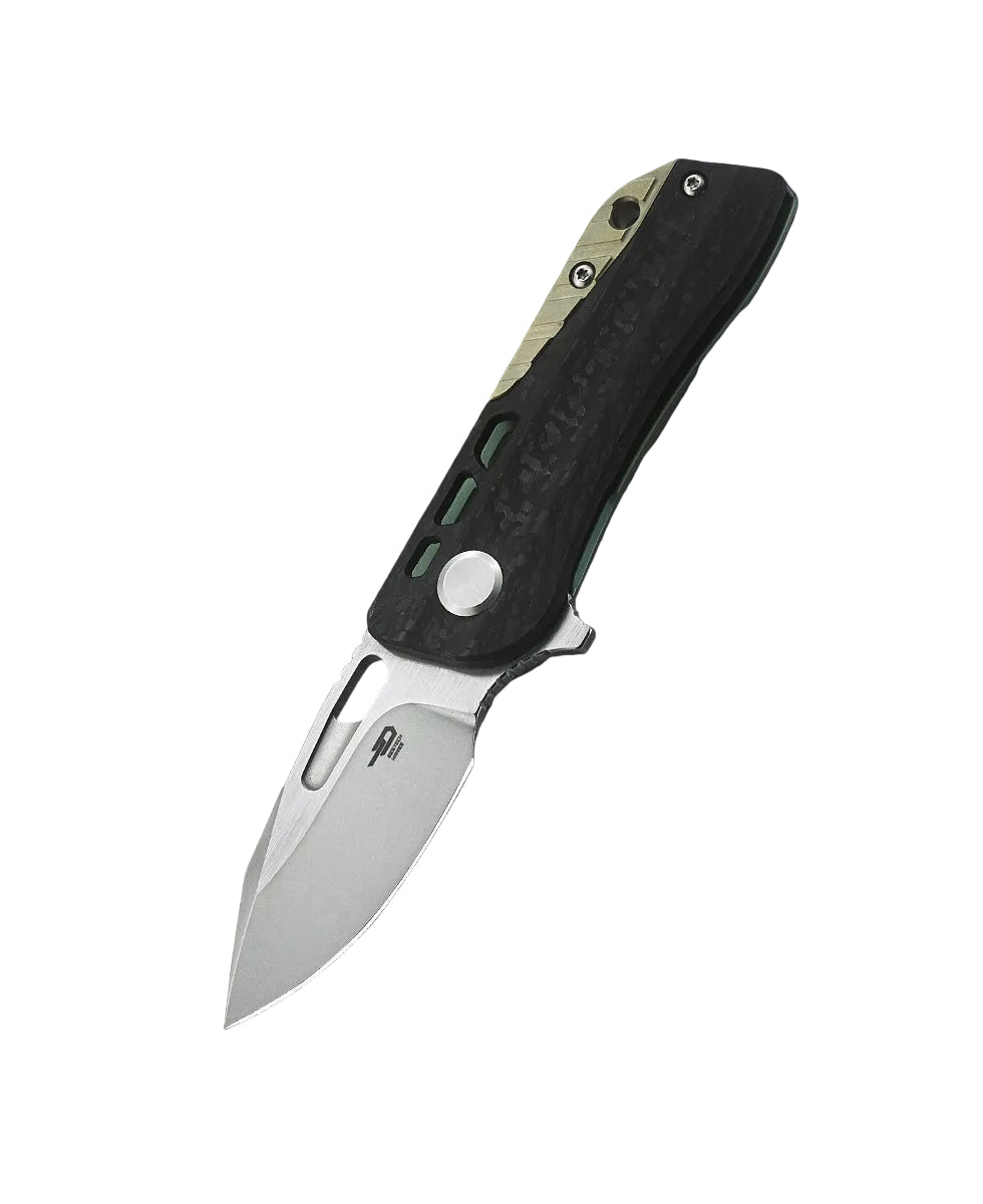 Bestech Engine BT1805C CPM-S35VN Blade Titanium+Carbon Fiber Handle Frame Lock Folding Knife