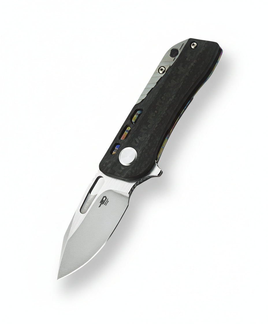 Bestech Engine BT1805D CPM-S35VN Blade Titanium+Carbon Fiber Handle Frame Lock Folding Knife