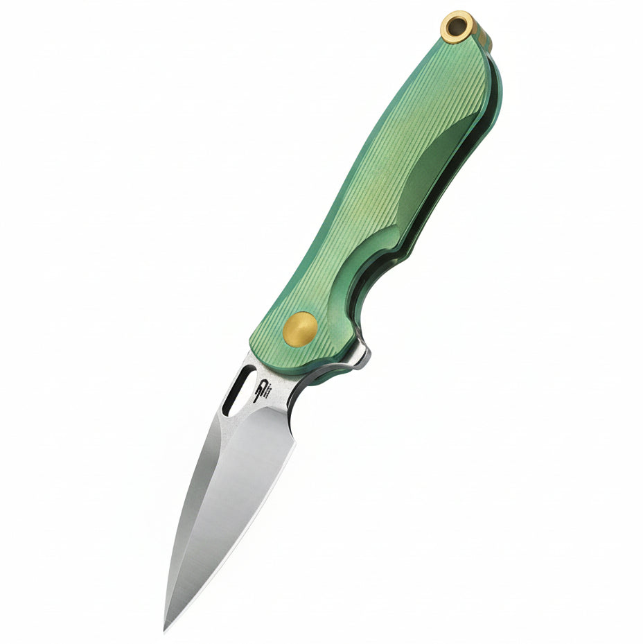 Bestech Parrot BT1807C CPM-S35VN Blade Titanium Handle Frame Lock Folding Knife