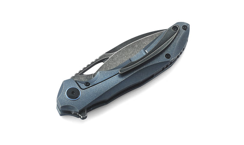 Bestech Eskra BT1813B M390 Blade Titanium Handle Frame Lock Folding Knife