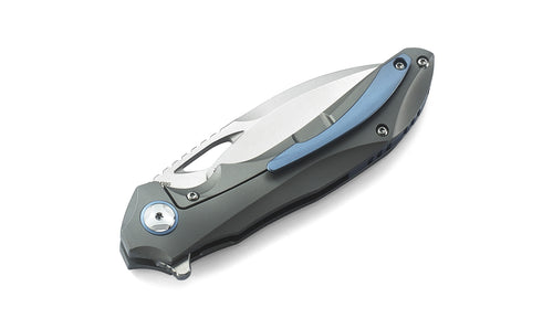 Bestech Eskra BT1813C M390 Blade Titanium Handle Frame Lock Folding Knife