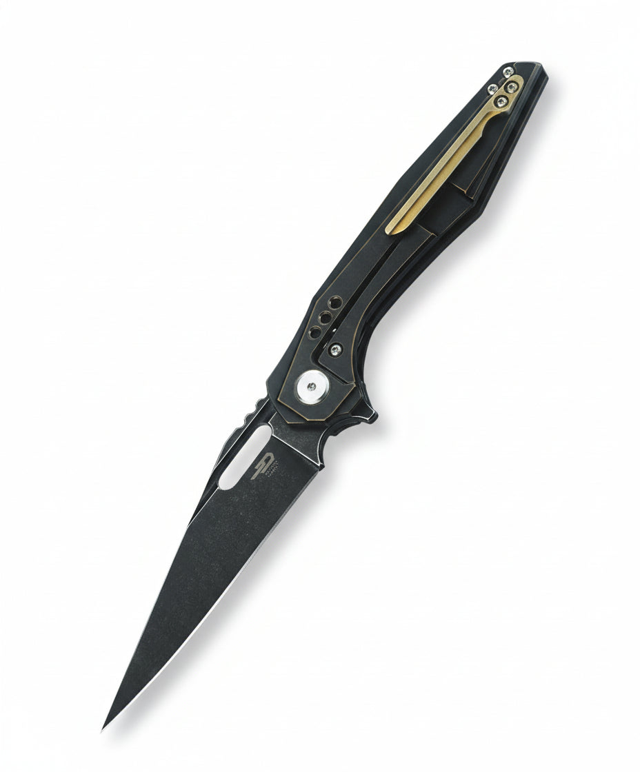 Bestech Malware BT1902B-L CPM-S35VN Blade Titanium Handle Frame Lock Folding Knife