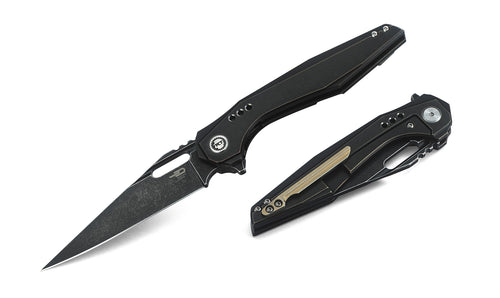 Bestech Malware BT1902B CPM-S35VN Blade Titanium Handle Frame Lock Folding Knife