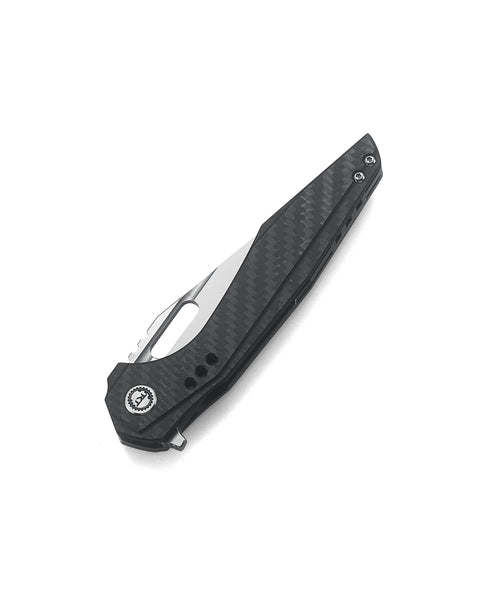 Bestech Malware BT1902C-L CPM-S35VN Blade Titanium +Carbon Fiber Handle Frame Lock Folding Knife