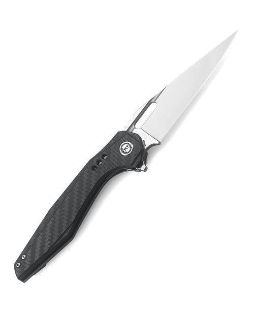 Bestech Malware BT1902C-L CPM-S35VN Blade Titanium +Carbon Fiber Handle Frame Lock Folding Knife