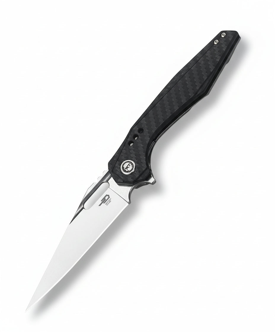 Bestech Malware BT1902C CPM-S35VN Blade Titanium +Carbon Fiber Handle Frame Lock Folding Knife