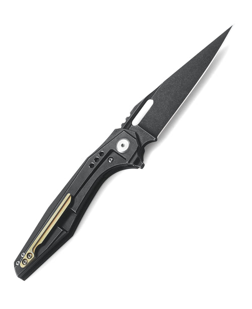 Bestech Malware BT1902D CPM-S35VN Blade Titanium +Carbon Fiber Handle Frame Lock Folding Knife