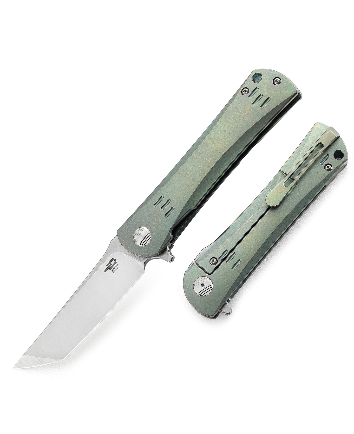 Bestech Kendo BT1903E CPM-S35VN Blade Titanium Handle Frame Lock Folding Knife