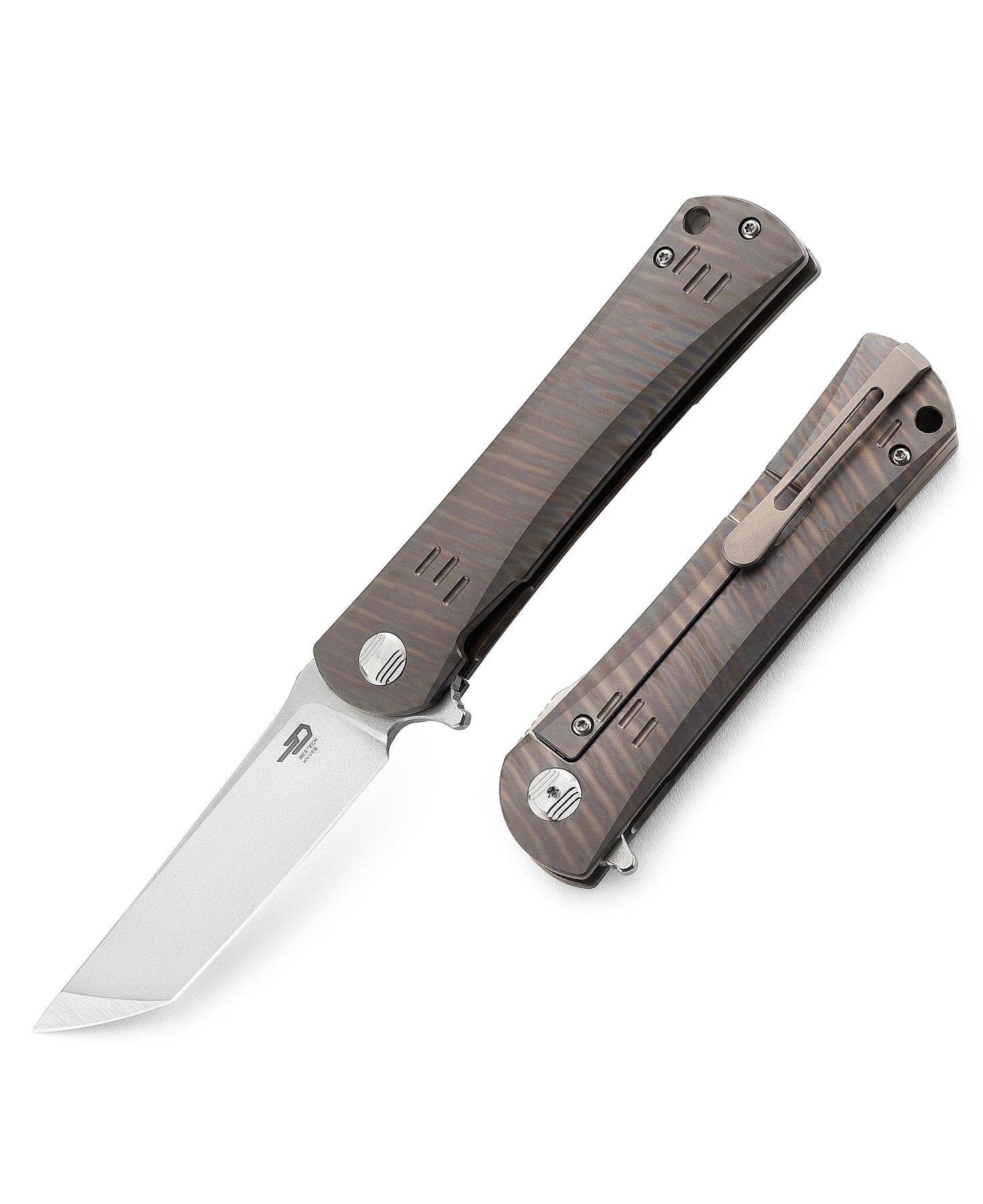 Bestech Kendo BT1903F CPM-S35VN Blade Titanium Handle Frame Lock Folding Knife