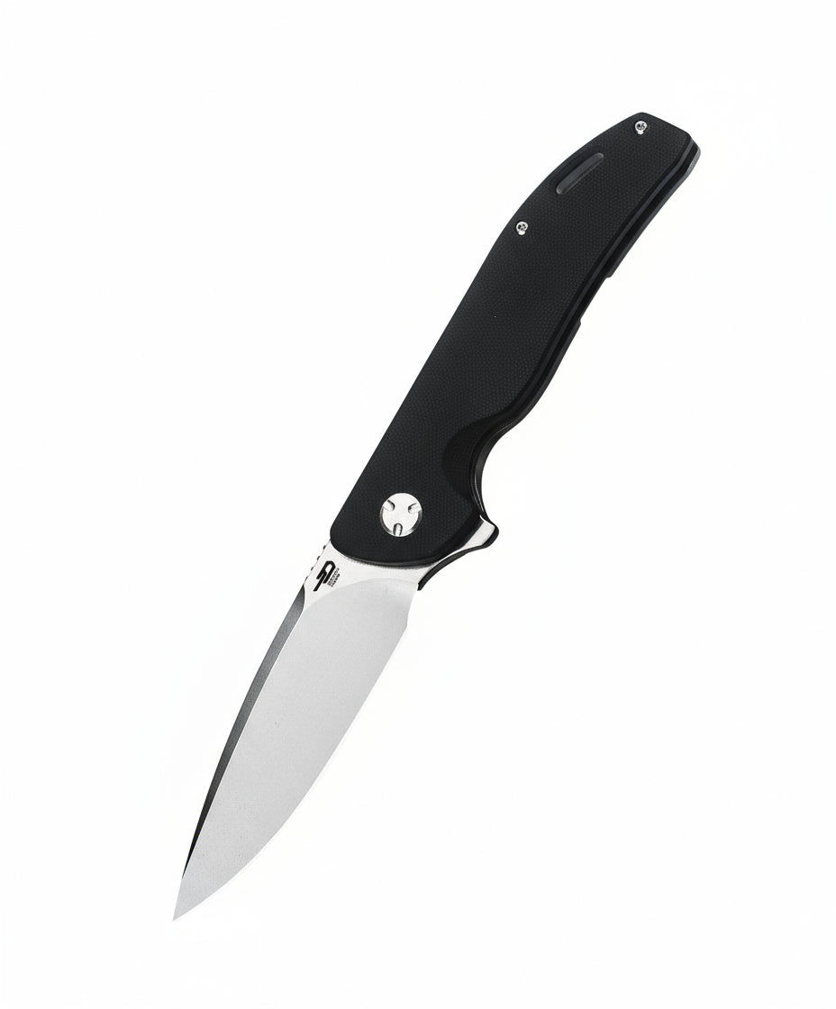 Bestech Bison BT1904B-1 D2 Blade Titanium and G10 Handle Frame Lock Folding Knife