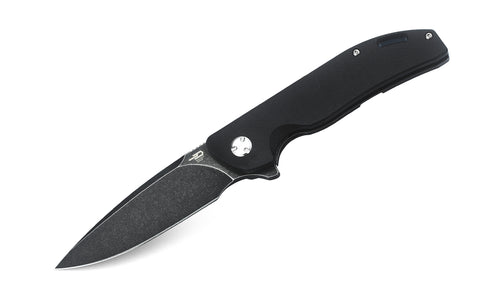 Bestech Bison BT1904B-2 D2 Blade Titanium and G10 Handle Frame Lock Folding Knife