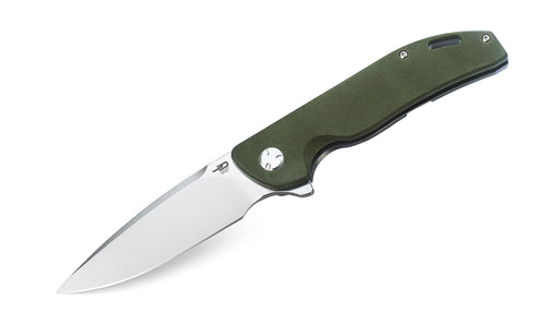 Bestech Bison BT1904C-1 D2 Blade Titanium and G10 Handle Frame Lock Folding Knife