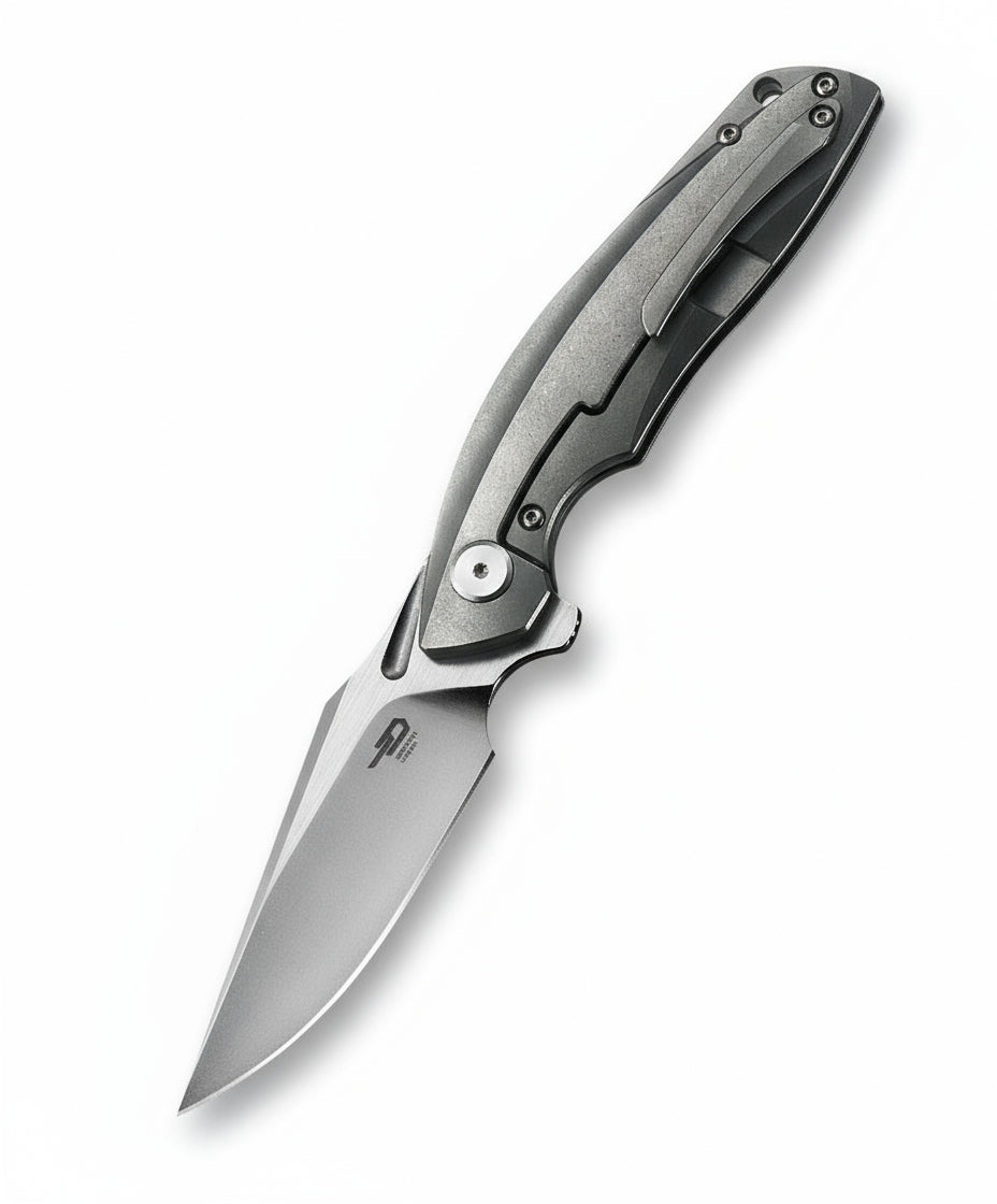 Bestech Ghost BT1905A-L CPM-S35VN Blade Tianium Handle Frame Lock Folding Knife