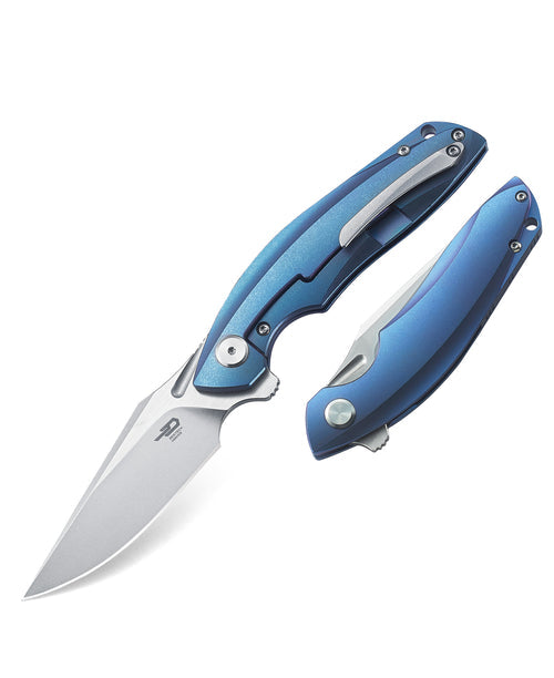 Bestech Ghost BT1905B-L CPM-S35VN Blade Tianium Handle Frame Lock Folding Knife