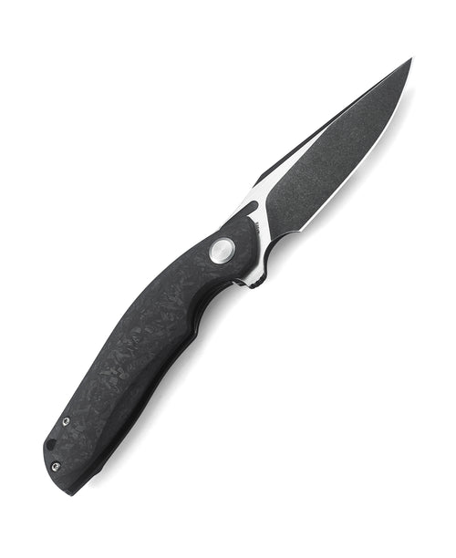 Bestech Ghost BT1905C-L CPM-S35VN Blade Carbon Fiber+Titanium Handle Frame Lock Folding Knife