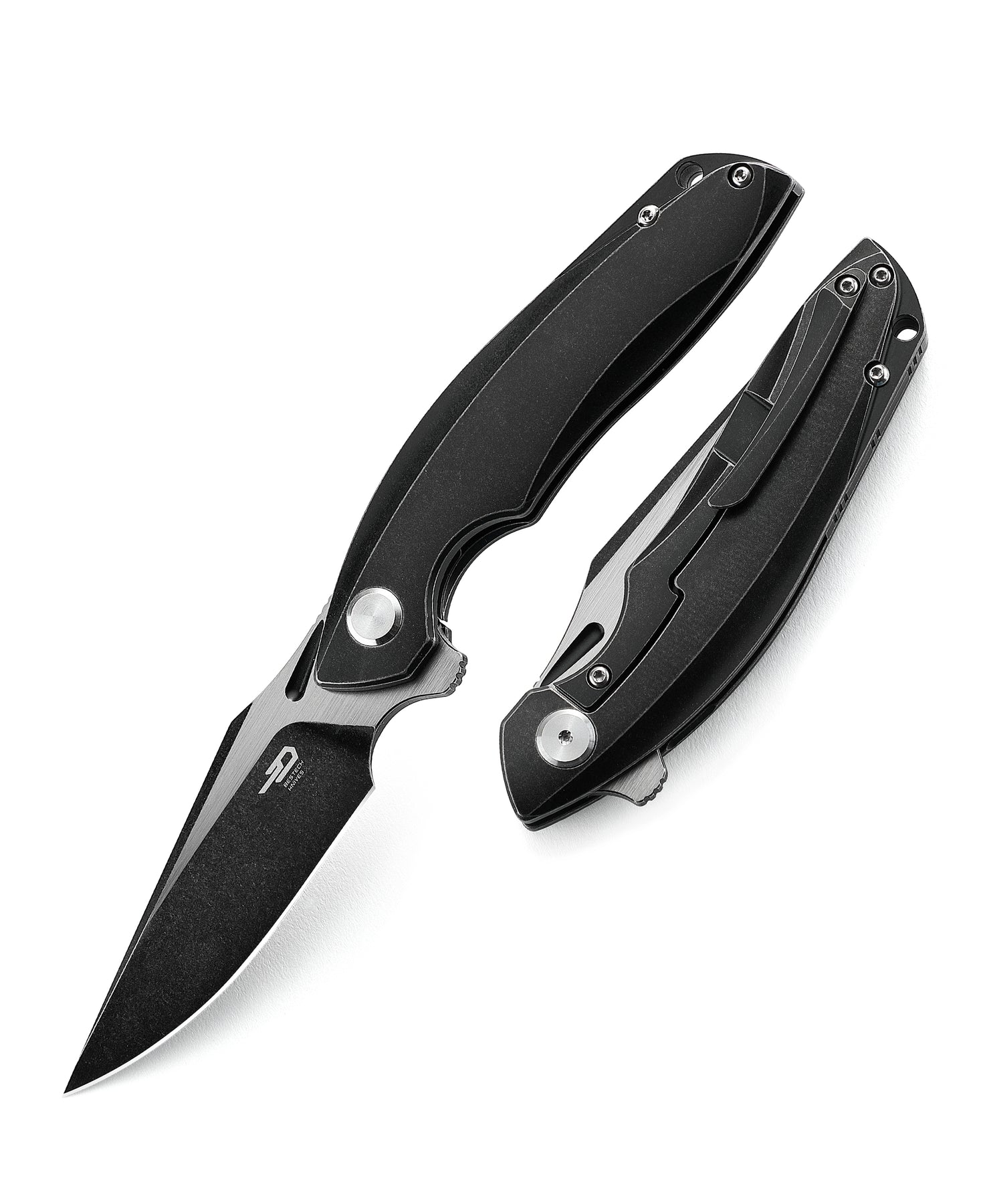 Bestech Ghost BT1905E CPM-S35VN Blade Titanium Handle Frame Lock Folding Knife