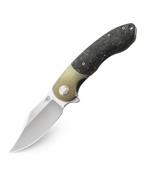 Bestech Bowietie BT1906C M390 Blade Titanium and Carbon Fiber Handle Frame Lock Folding Knife