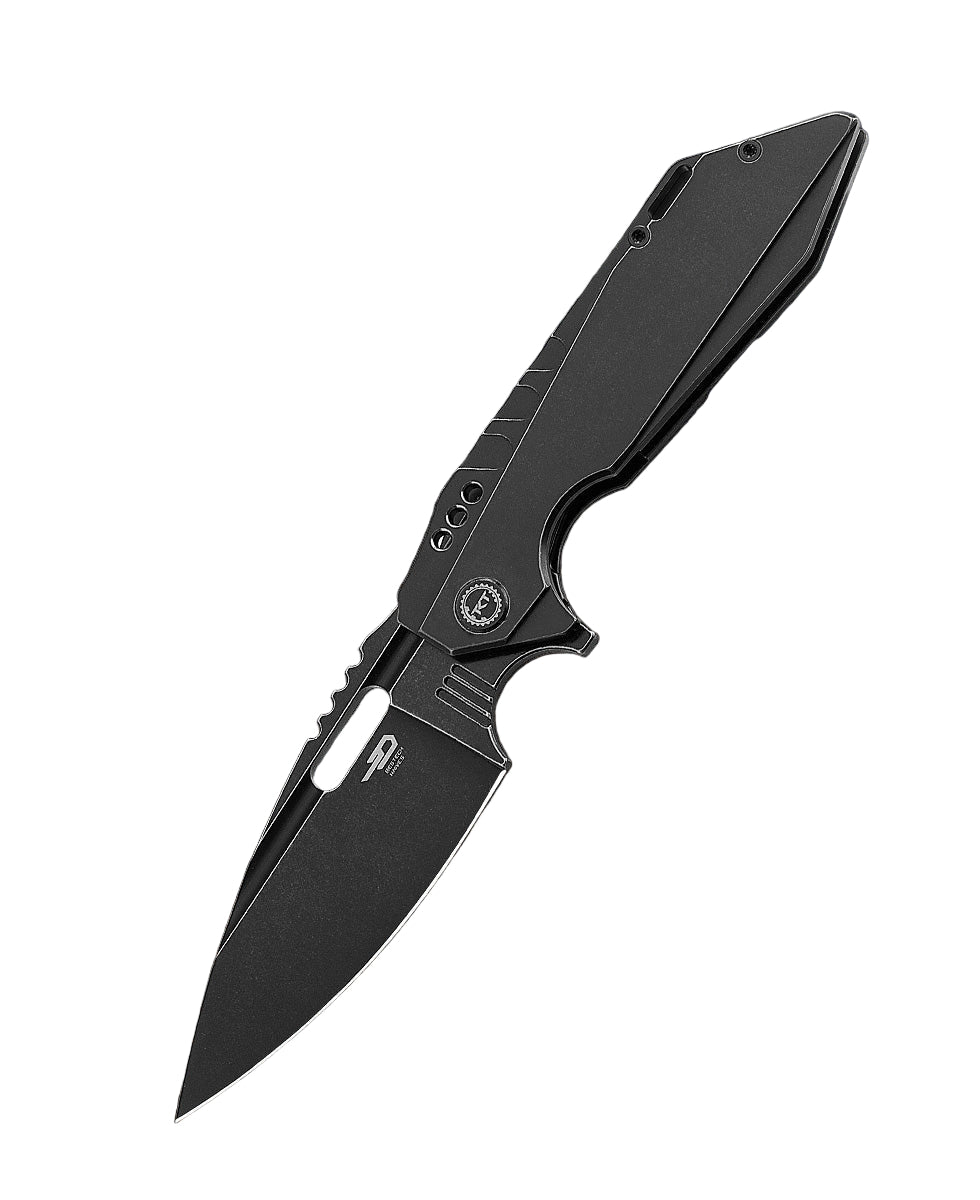 Bestech Shodan BT1910B CPM-S35VN Blade Titanium Handle Frame Lock Folding Knife