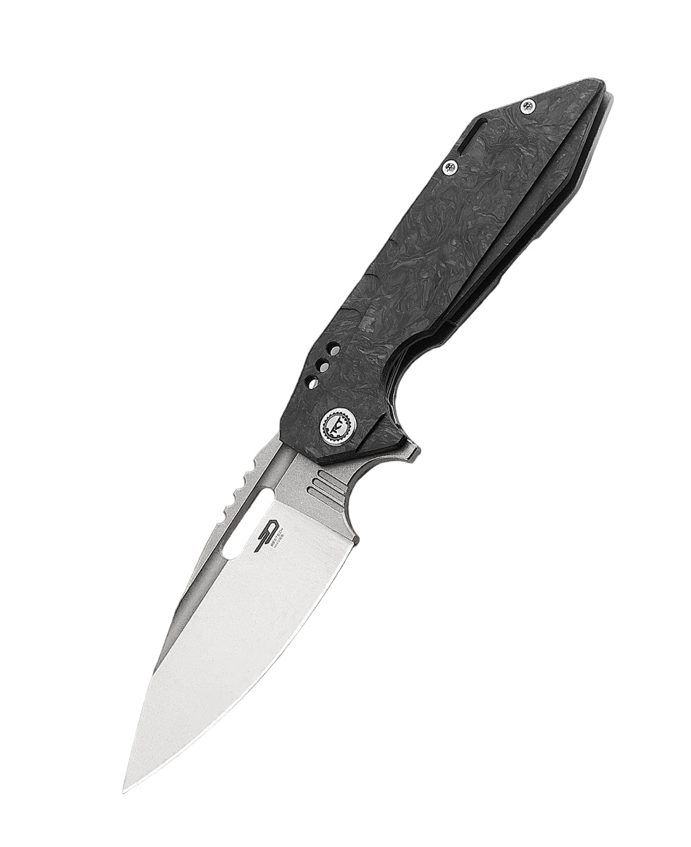 Bestech Shodan BT1910C CPM-S35VN Blade Titanium+Carbon fiber Handle Frame Lock Folding Knife
