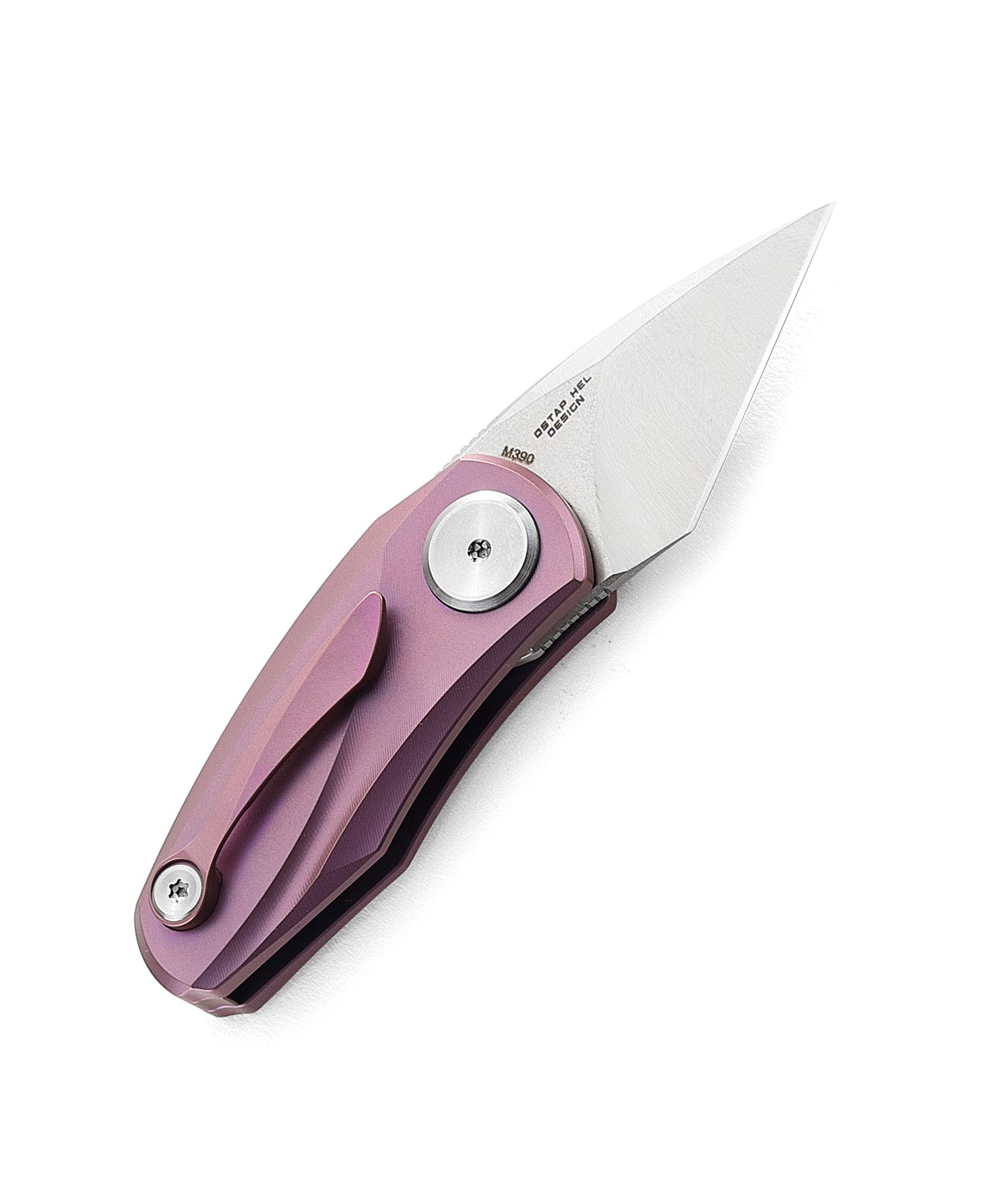 Bestech Tulip BT1912C M390 Blade Titanium Handle Double Detent Lock Folding Knife